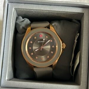 Michele Gold and Gray Women's Watch